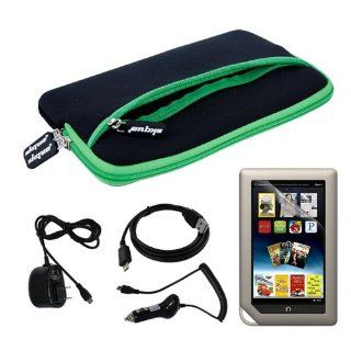 Premium Green Glove Carrying Case + Home Wall Charger