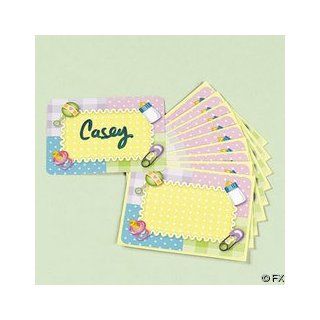 24 Baby Shower Name Tags