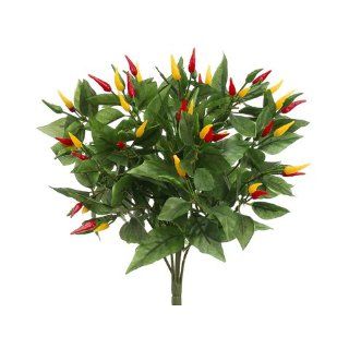 Faux 10 Pepper Bush w/126 Lvs. 63 Peppers (Pack of 12