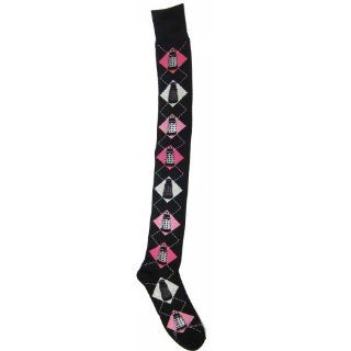 pink argyle socks   Clothing & Accessories