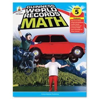  104419 Guiness World Records Math, Grade 5, 128 pages: Office Products