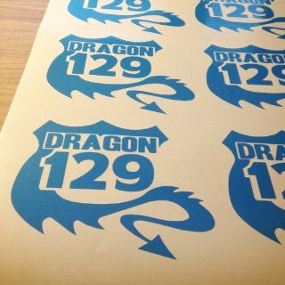  Tail Of The Dragon Route 129 Logo Sticker Vinyl Decal: Everything Else