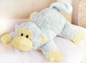 Baby Safe Toodles Rattle Blue Monkey Soft Cuddly Cute