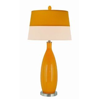 Lite Source LS 21500ORN Gillespie Table Lamp, Fabric Shade