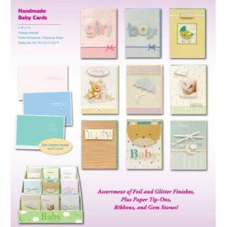  Baby Handmade Cards In Counter Display Case Pack 135: Home & Kitchen
