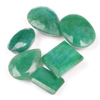 134.00 Ct Natural Lovely Emerald Mixed Shape Loose Gemstone Lot