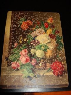  Jigsaw Puzzle Floral Still Life by Huygens Orig Box Nice Cond