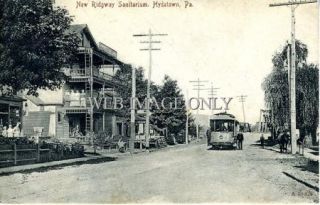 Postcard PA New Ridgway Sanitarium Hydetown