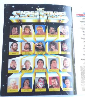 WWF Program 158 Hacksaw Jim Duggan Magazine 1988 Wrestling with