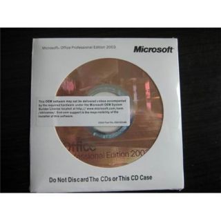 Microsoft Office 2003 Professional Full Version New