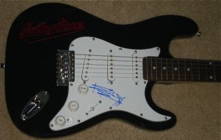 Keith Richards Autographed Guitar Rolling Stones w Global COA