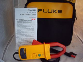 New Fluke i410 AC DC Big Jaw Current Clamp with Case