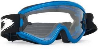 Oakley Moto x MX L Frame Goggle Metallic Blue Clear New