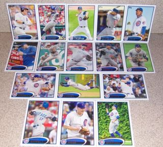 2012 Topps Series 2 Team Set Chicago Cubs 16