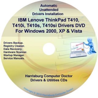 IBM Lenovo ThinkPad T410 Driver Recovery Disc CD DVD