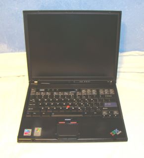 IBM ThinkPad T41 1 6GHz 512MB 40GB DVD Combo XP WiFi