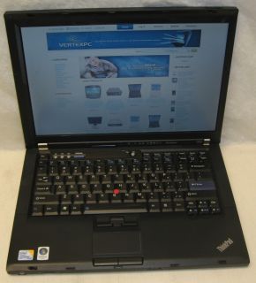 IBM Lenovo Laptop Notebook T400 Dual Core 2 Duo 2 26GHZ 160GB 2GB