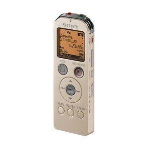 Sony ICD UX523 ICDUX523 Gold Digital Flash Voice Recorder w 4GB Memory