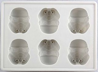Star Wars Set of 6 Ice Cube Trays Candy Molds Vader R2 D2 Han
