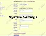 Web System Setting For 4 Channel Web Video Server With TV Out