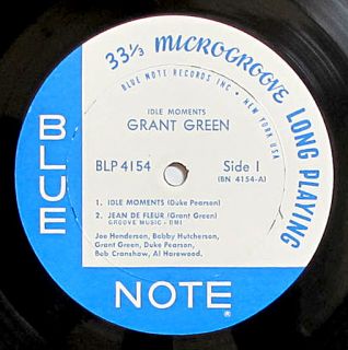 GRANT GREEN  IDLE MOMENTS BN 4154 ORIG. MONO   (LP)  NM