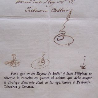  1799 King CARLOS IV & CONSEJO de INDIAS Iglesia en America & Filipinas