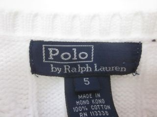 Lot 2 Ralph Lauren Polo IL Gufo Boys White Vest Shirt 5