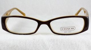COACH Ileana 2017 color Brown 213 size 49 Rxable Designer Eyeglass