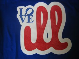Love Ill Philly Philadelphia Phillies Jersey T Shirt Eagles Flyers