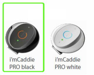  GPS IM Caddie Pro w Carry Case Hat Clip Design Black IMC PB