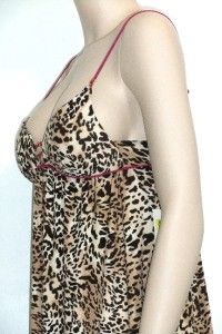 NWT Jonquil for in Bloom Nightgown Leopard Print Medium