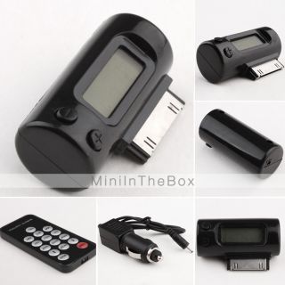USD $ 10.29   FM Transmitter & Remote Control & Charger for iPhone