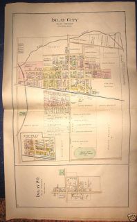 Imlay City Lapeer County Michigan Plat Map 1893