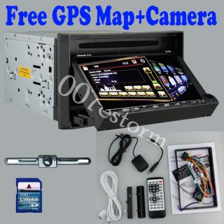 In Dash DVD GPS Navigation Player Bluetooth RDS Radio 7 HD Touchscreen