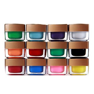 EUR € 22.07   12 Farben mischen reinen Farben UV Builder Gel Nail