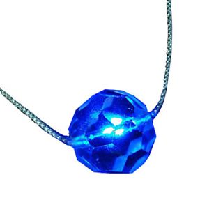 USD $ 3.79   Blue Light Glitter LED Necklace (3*AG13 Included),
