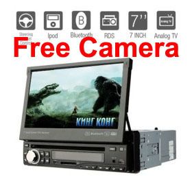 Din Touch Screen In Dash Car DVD Player Stereo Bluetooth Ipod USB