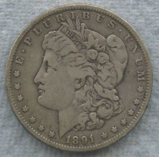 1891 Morgan Dollar in “Fine” Condition