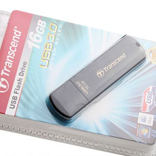 EUR € 39.55   16GB Transcend USB 3.0 Flash Laufwerk (schwarz), alle