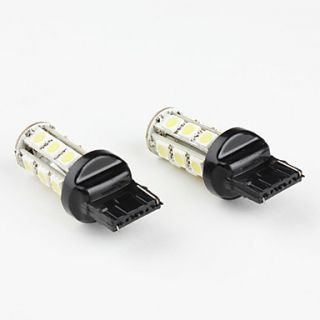 9w t20 5050 SMD a 18 led bianco lampadina per lampade per auto (2 pack