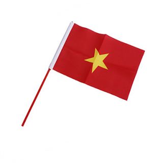 EUR € 1.83   vlag van vietnam grote 21,5 cm, Gratis Verzending voor