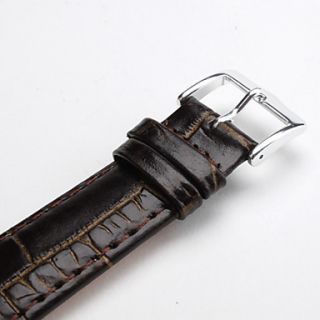 EUR € 2.66   unissex genuína pulseira de relógio de couro de 20mm