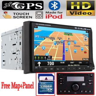  Touch Screen Car Stereo DVD Player GPS Navigation in Dash Deck