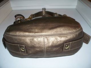 Coach Zoe Bag Original Edition Supple Bronze Leather 12671 XLNT