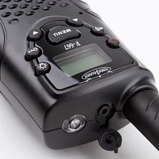 premium 22 kanals GMRS FRS walkie talkie (5km rekkevidde, 2 pack