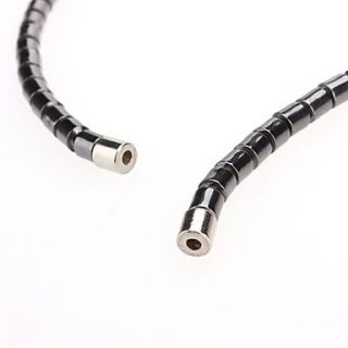 EUR € 6.25   Forme Elephant Hématite Collier Noir, livraison