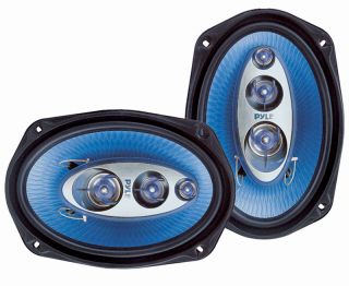  PL6984BL New 6 x 9 inches One Pair 400 Watt Four Way Speakers