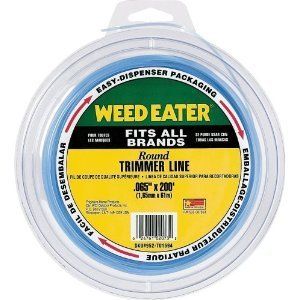 Weed Eater 0 065 Inch 200 Foot Bulk Round String Trimmer Line Whacker