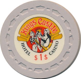 Kings Castle Casino Chip Incline Village Nevada Scrown Mold 1970