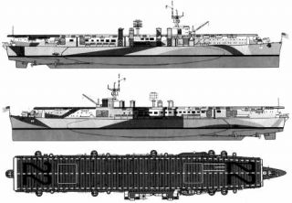 700 Built USS CVL 22 Independence WW2 Light Carrier Very Nicely